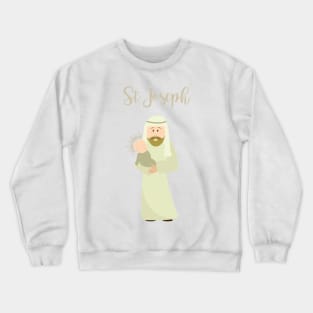 Saint Joseph and Baby Jesus Crewneck Sweatshirt